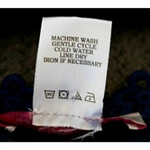 SCHWEITZER Linen Museeta Luxury Navy Blue, Size Medium, Nightgrown - Picture 6 of 6